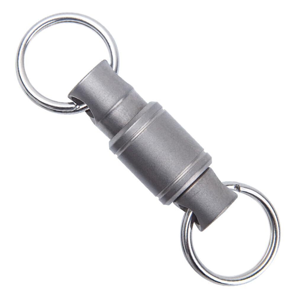 6140 Titanium Quick Release Swivel Mini Keychain, Pull Apart Detachable